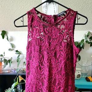 Ambiance Cocktail Dress-maroon